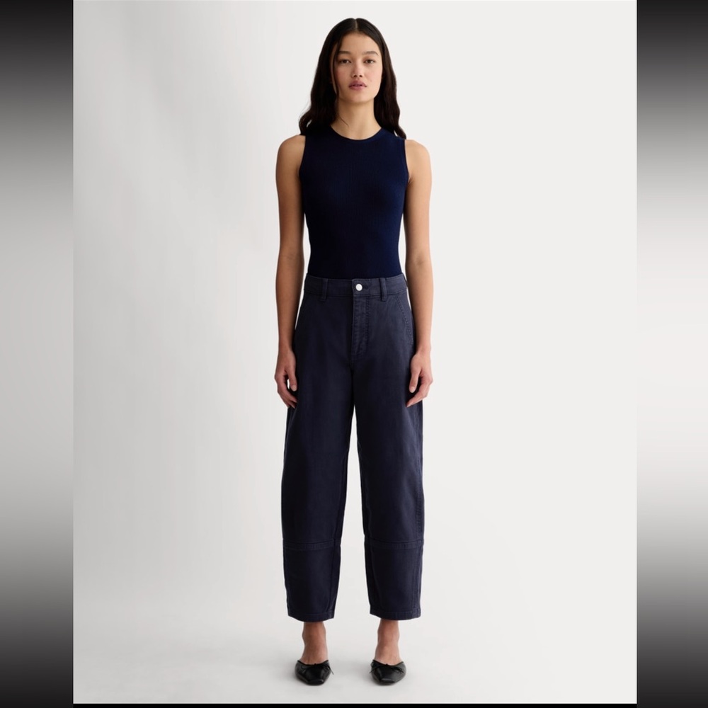 Everlane Utility Barrel Pants | Navy | Size 4